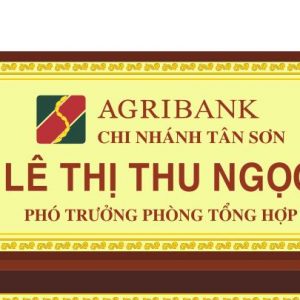 Địa chỉ nào làm biển chức danh ở Hà Nội đẹp 2